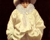 朱塞佩 德 尼蒂斯 : Sarah Bernhardt As Pierrot